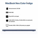 Apple MacBook Neo 512GB- Índigo