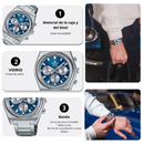 Reloj Casio EDIFICE EFB-730D-2A Diseño Deportivo