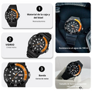 Reloj Casio Modelo MRW-230H-1E4V Diseño Deportivo