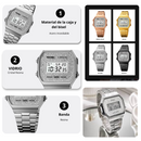 Reloj SKMEI Modelo 1808 Plateado Caballero