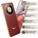 Celular Honor X9D 5G 256GB/8GB RAM-Rojo Cobrizo