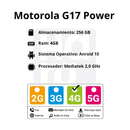 Celular Motorola G17 Power- Morado