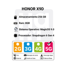 Celular Honor X9D 5G 256GB/8GB RAM-Rojo Cobrizo