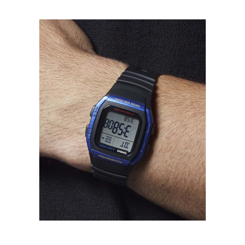 Reloj Casio W-96H-2AV Diseño Deportivo
