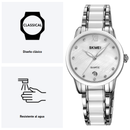 Reloj SKMEI Modelo 2175 plateado DAMA