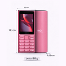 Celular Nokia 105 Dual Sim 4G - Rosado