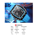 Reloj Curren Modelo 8442 Deportivo  - Azul