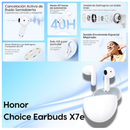 Audifonos Inalambricos Honor Choice Earbuds X7e- Blanco