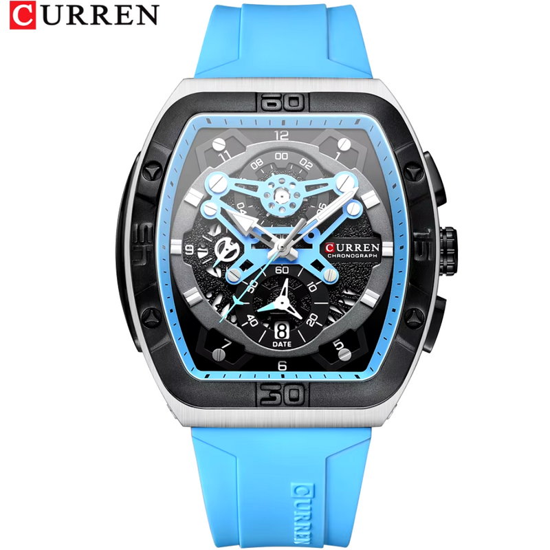 Reloj Curren Modelo 8443 Deportivo Casual - Azul