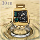 Reloj Hombre SKMEI Modelo 1392 Dorado