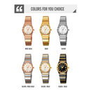 RELOJ SKMEI 2342 ORO ROSA CORREA ACERO PARA MUJER