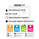 Celular Xiaomi Redmi 17 4G 256GB/ 4+4GB RAM- Azul Oscuro