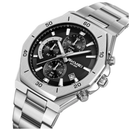Reloj Hombre SKMEI Modelo 2452 Plateado Fondo Negro