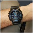 Reloj Casio G-SHOCK GA-100-1A2 Diseño Deportivo