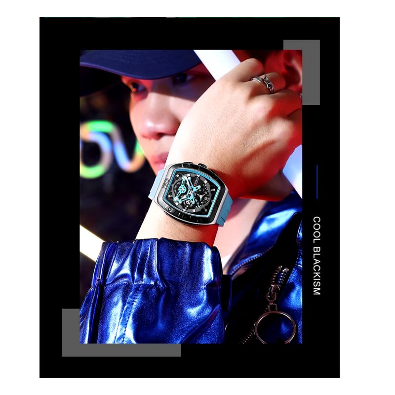 Reloj Curren Modelo 8443 Deportivo Casual - Azul