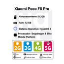 Celular Xiaomi Poco F8 PRO 5G 512GB/12GB RAM -Azul