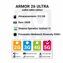 Celular Ulefone 26 Ultra Walkie-Talkie Edition 5G 512GB/24GB RAM- Negro