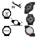 Reloj Casio GA-110RL-1A Diseño Deportivo
