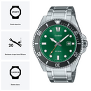 Reloj Hombre Casio MDV-107D-3A2V Diseño Elegante