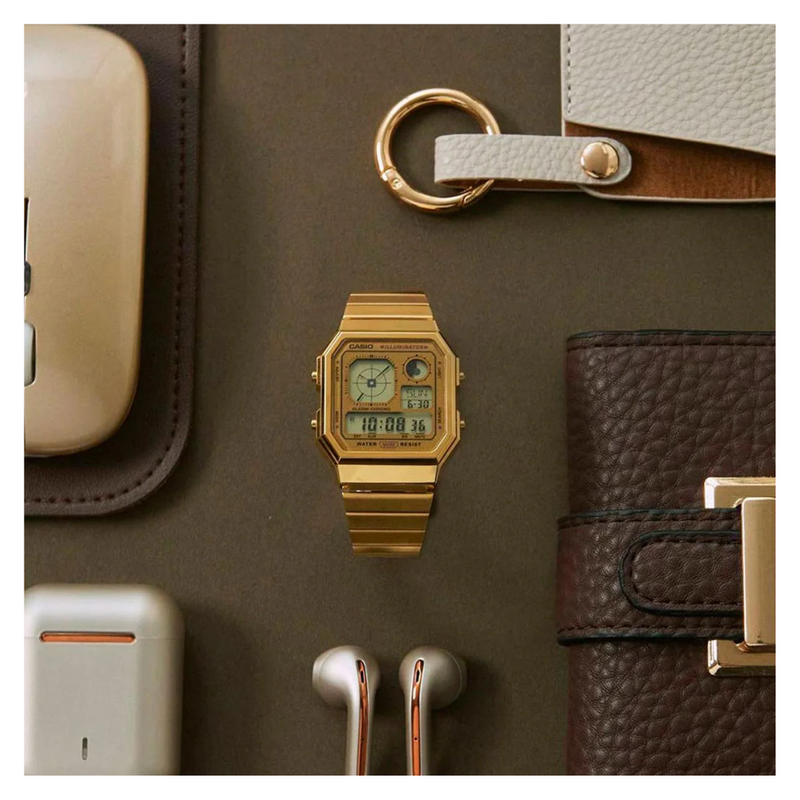 Reloj Casio Modelo A130WEG-9A Diseño Vintage
