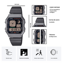 Reloj Casio Modelo A130WEGG-1A Diseño Vintage