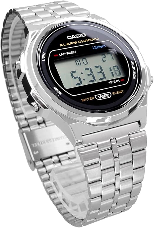 Reloj Casio Unisex Modelo A171WE-1A Diseño clásico