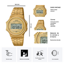 Reloj Casio A171WEG-9A Diseño clásico