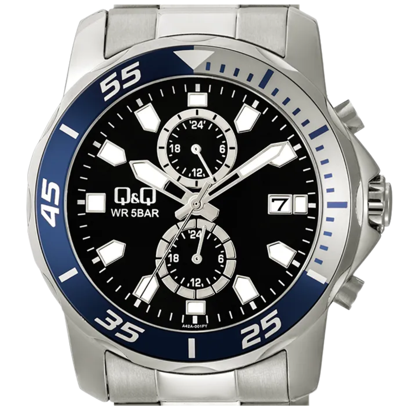 Reloj Q&Q Modelo A42A-001PY Diseño Elegante