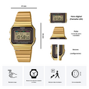 Reloj Casio Referencia A700WG-9A Diseño Vintage Dorado