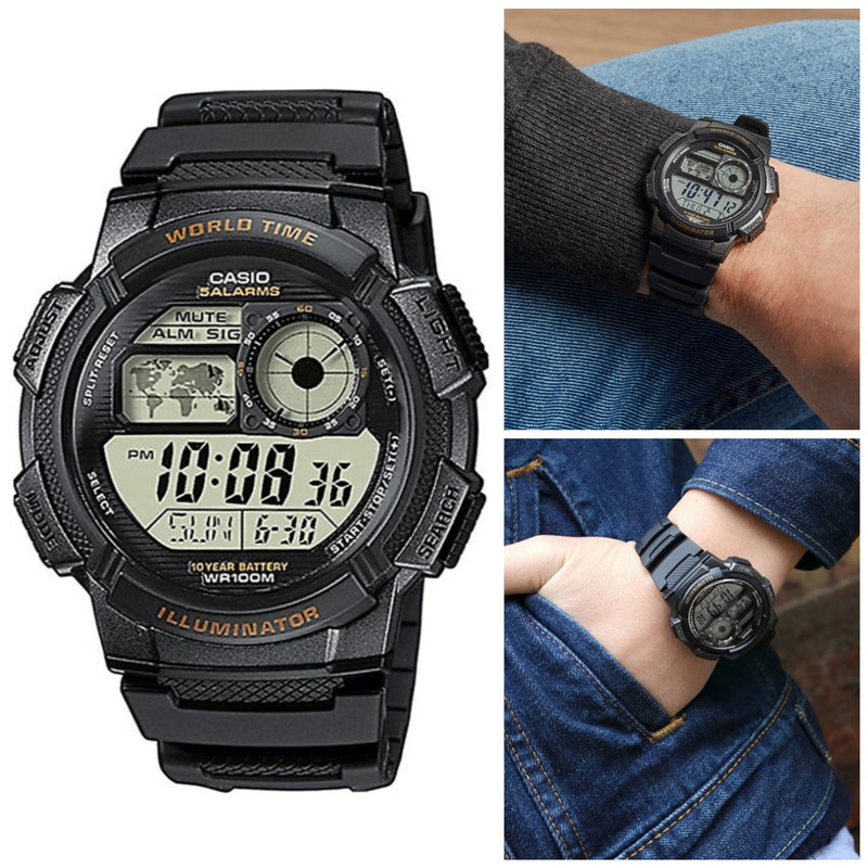 Reloj Casio AE-1000W-1A Diseño Deportivo