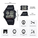 Reloj Casio Modelo AE-1200WH-1A Deportivo