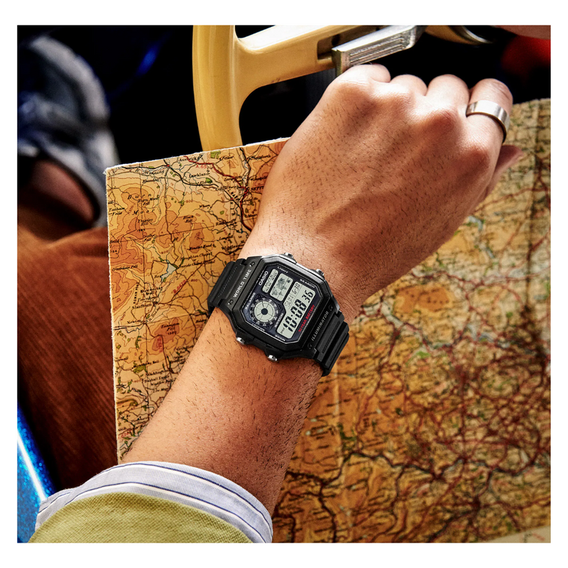 Reloj Casio Modelo AE-1200WH-1A Deportivo