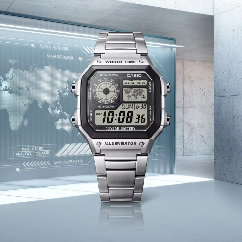 Reloj Casio Referencia AE-1200WHD-1A Diseño Deportivo