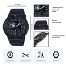 Reloj Casio Modelo AEQ-100W-1B Diseño Deportivo
