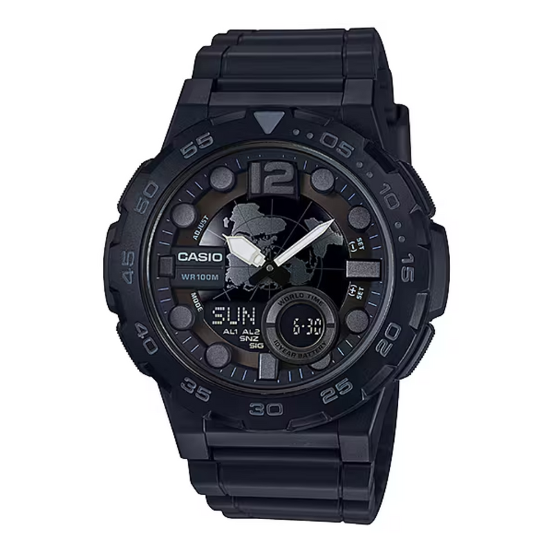 Reloj Casio Modelo AEQ-100W-1B Diseño Deportivo