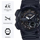 Reloj Casio Referencia AEQ-110W-1B Diseño Deportivo