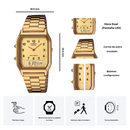 Reloj de Unisex Casio AQ-230GA-9B Diseño Clásico