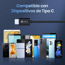 1Hora Audífonos Alámbrico Tipo C AUT124