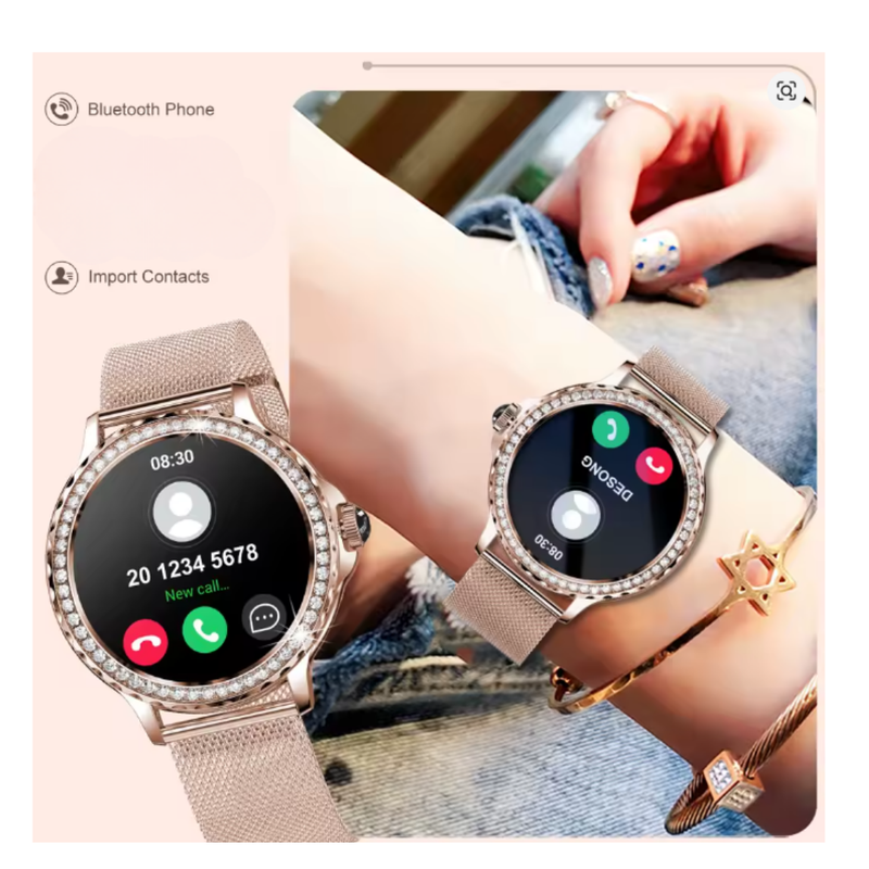 Reloj inteligente Mobulaa AMOR Dama - Oro rosa