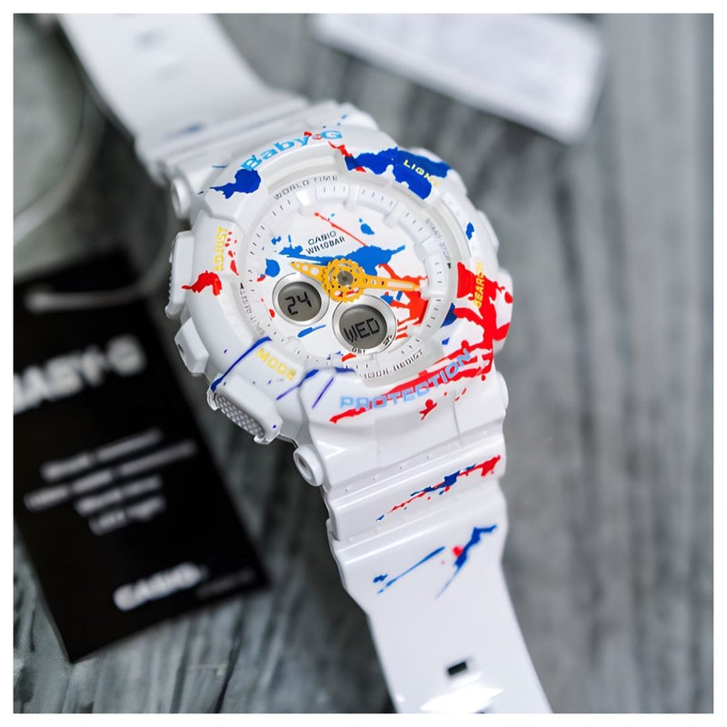 Reloj Casio BABY-G Modelo BA-120SPL-7A Diseño Deportivo