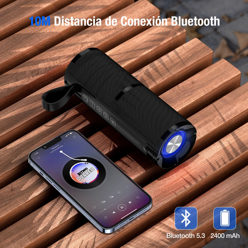 1Hora Bocina Bluetooth Portátil BOC060-Roja