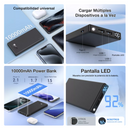 Batería Portátil 1Hora GAR263 / 10000mAh - Negra