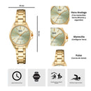Reloj Q&Q C37A-002PY Diseño Elegante