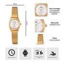 Reloj Q&Q C50A-008PY Diseño Elegante
