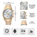 Reloj Q&Q C71A-005PY Diseño Elegante