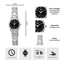 Reloj Q&Q C75A-001PY Diseño Elegante