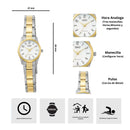 Reloj Q&Q C75A-003PY Diseño Elegante