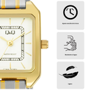 Reloj Q&Q Modelo C76A-003PY Diseño Elegante