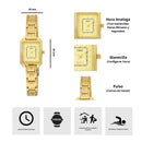 Reloj Q&Q C76A-004PY Diseño Elegante