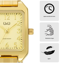 Reloj Q&Q Modelo C76A-008PY Diseño Elegante